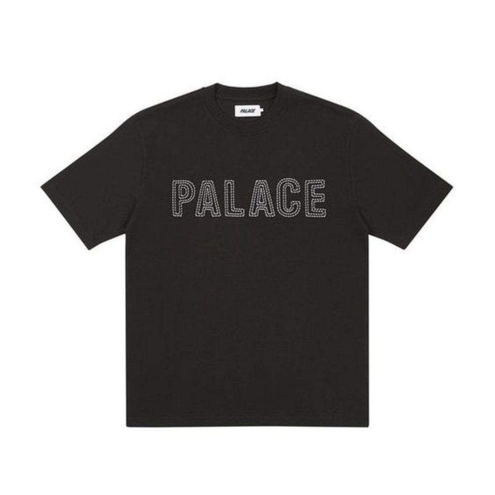 Palace Men's Contrast Stitch Black T-Shirt